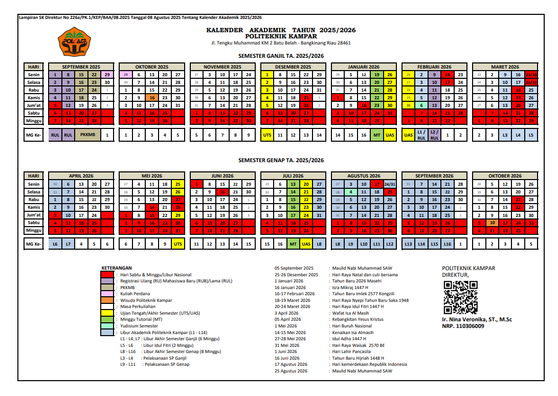 Kalender Akademik